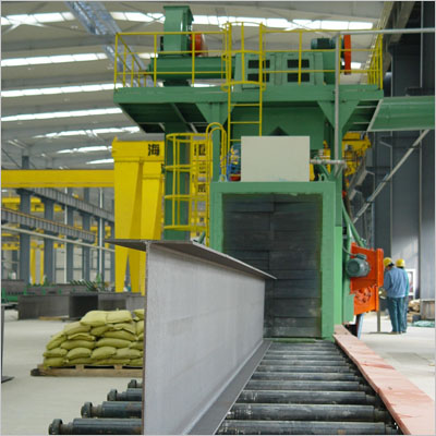 H型鋼拋丸機(jī)，工字鋼專用拋丸清理機(jī)