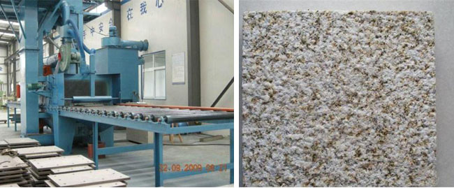 大理石拋毛機(jī)，大理石噴砂拋丸機(jī)
